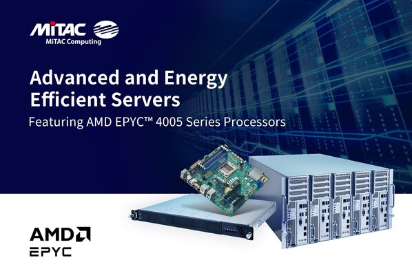 MiTAC 컴퓨팅, 최신 AMD EPYC™ 4005 시리즈 프로세서 출시