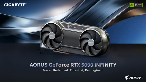 기가바이트, CES 2026에서 혁신적인 냉각 기술과 콤팩트한 디자인을 결합한 AORUS GeForce RTX™ 5090 INFINITY 그래픽카드 공개