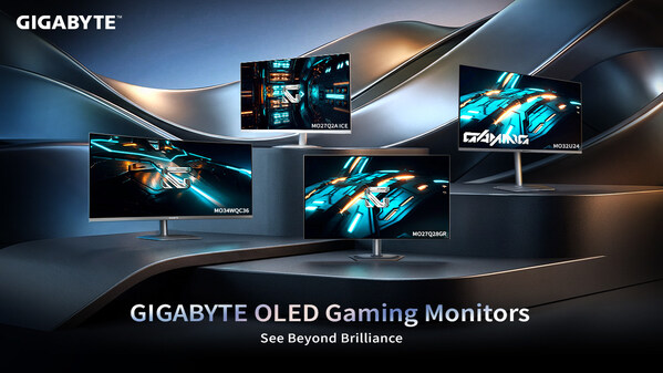 기가바이트, CES 2026서 디스플레이 성능을 강화한 OLED 신규 모델 4종 공개