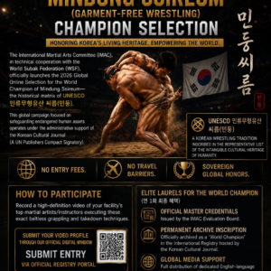 2026 World Mindung Ssireum Championship: Official Regulations